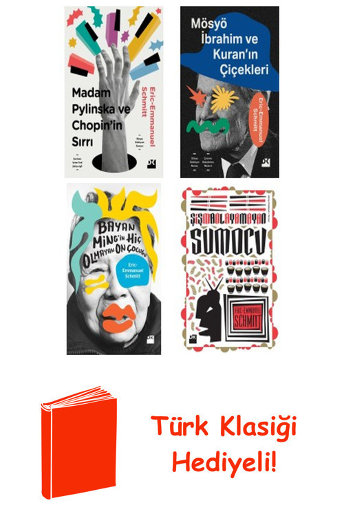 Eric Emmanuel Schmitt 4 Kitap Seti + Türk Klasiği Hediye