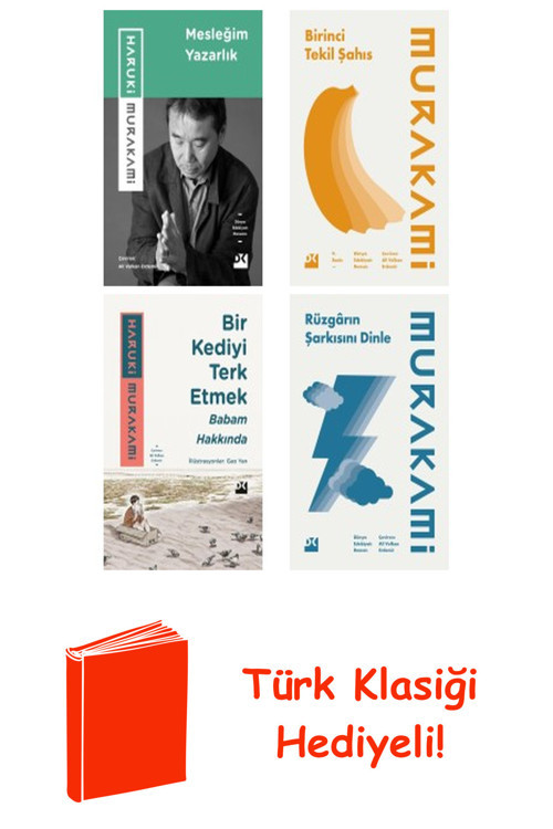 Haruki Murakami 4 Kitap Seti + Türk Klasiği Hediye