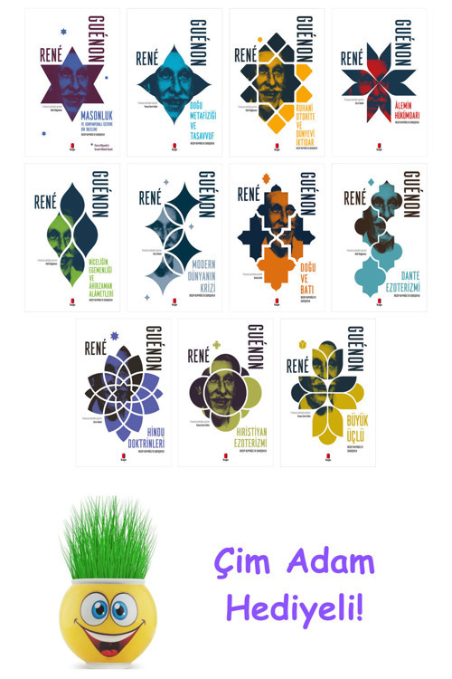 Rene Guenon 11 Kitap Seti + Çim Adam Hediye