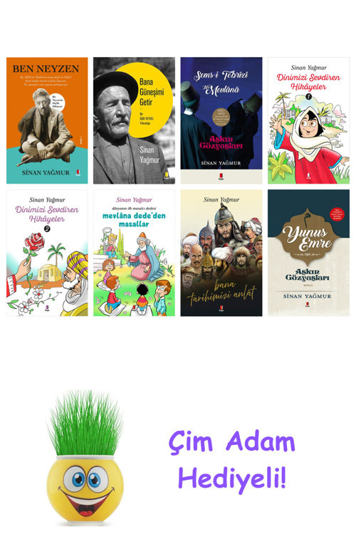 Sinan Yağmur 8 Kitap Seti + Çim Adam Hediye
