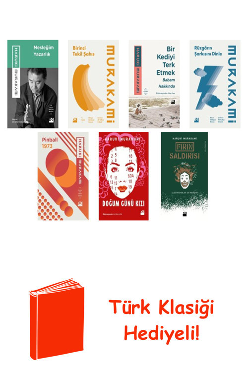 Haruki Murakami 7 Kitap Seti + Türk Klasiği Hediye
