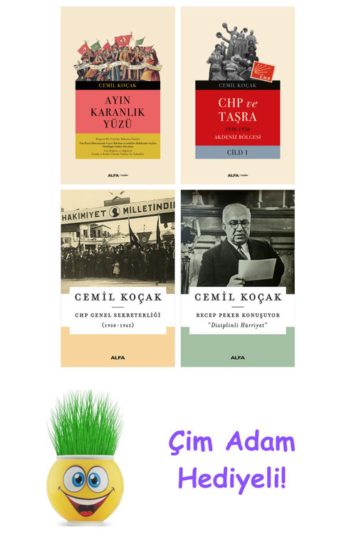 Cemil Koçak 4 Kitap Seti + Çim Adam Hediye