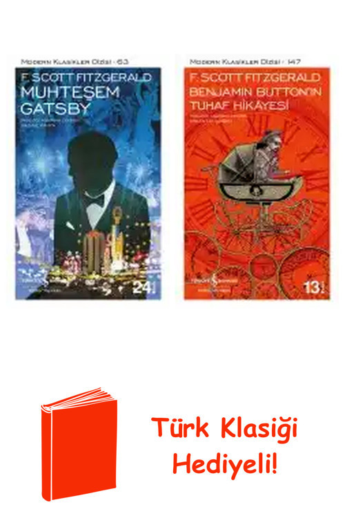 Francis Scott Fitzgerald 2 Kitap Seti + Türk Klasiği Hediye