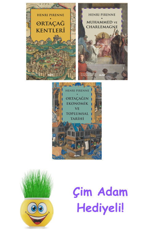 Henri Pirenne 3 Kitap Seti + Çim Adam Hediye