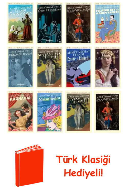 Ahmet Mithat Efendi 12 Kitap Seti + Türk Klasiği Hediye
