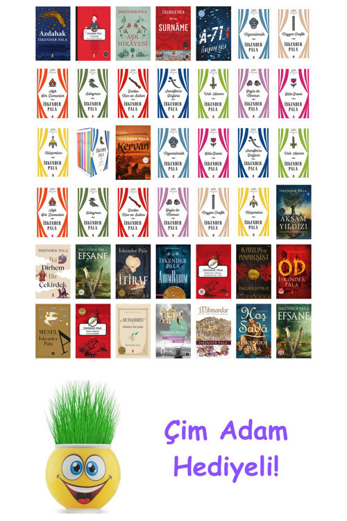 İskender Pala 42 Kitap Seti + Çim Adam Hediye