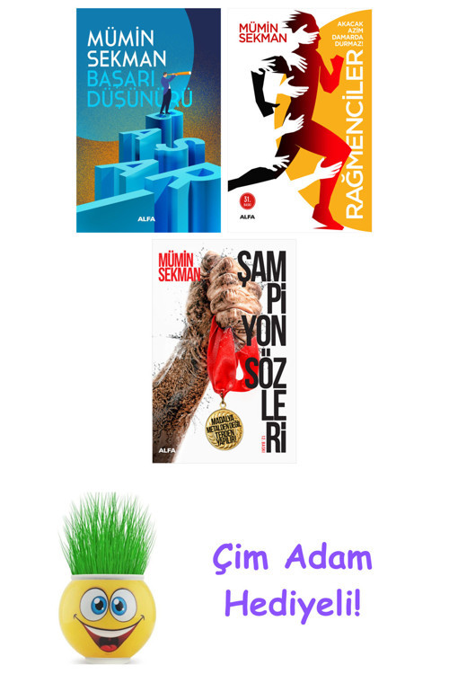 Mümin Sekman 3 Kitap Seti + Çim Adam Hediye
