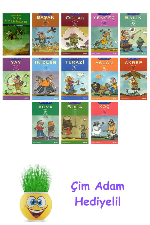 Gülten Suveren 13 Kitap Seti + Çim Adam Hediye