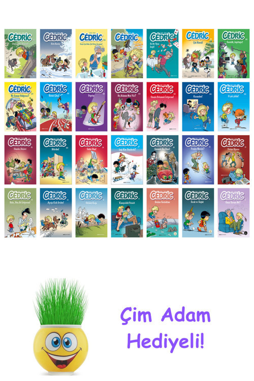 Raoul Cauvin 28 Kitap Seti + Çim Adam Hediye