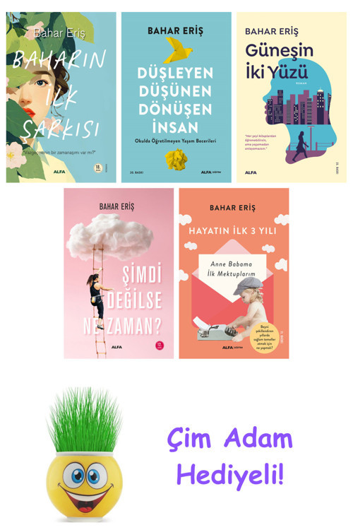 Bahar Eriş 5 Kitap Seti + Çim Adam Hediye
