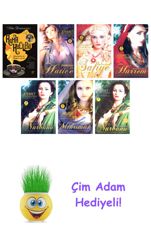 Demet Altınyeleklioğlu 7 Kitap Seti + Çim Adam Hediye