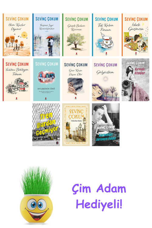Sevinç Çokum 13 Kitap Seti + Çim Adam Hediye