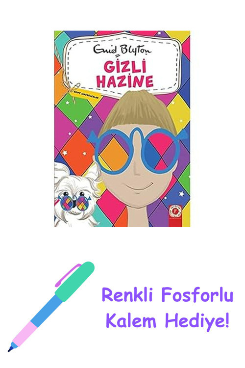 Gizli Hazine - Genç Maceracılar 5 + Renkli Fosforlu Kalem