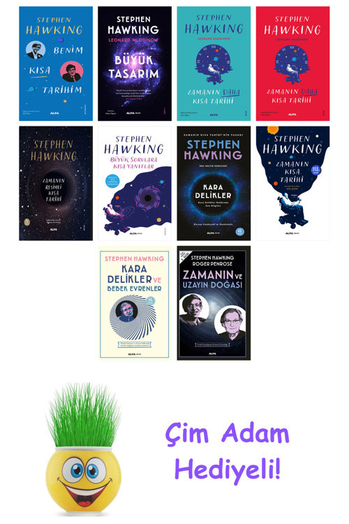 Stephen Hawking 10 Kitap Seti + Çim Adam Hediye