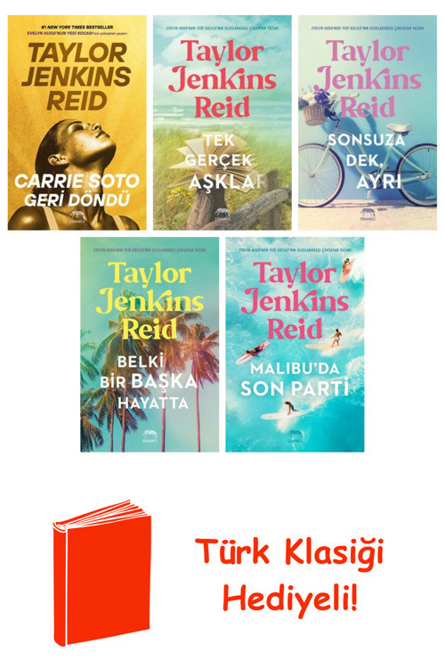 Taylor Jenkins Reid 5 Kitap Seti + Türk Klasiği Hediye