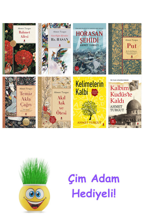 Ahmet Turgut 8 Kitap Seti + Çim Adam Hediye