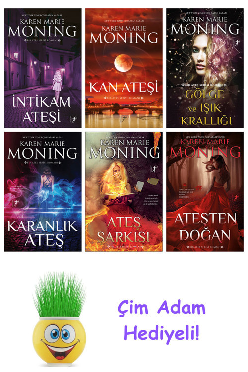 Karen Marie Moning 6 Kitap Seti + Çim Adam Hediye