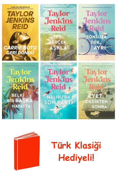 Taylor Jenkins Reid 6 Kitap Seti + Türk Klasiği Hediye