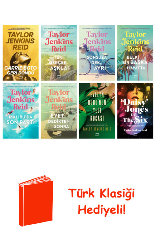Taylor Jenkins Reid 8 Kitap Seti + Türk Klasiği Hediye