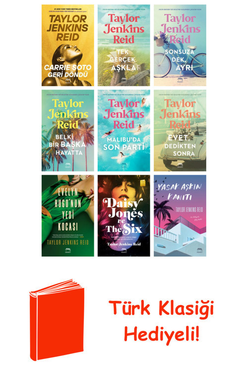 Taylor Jenkins Reid 9 Kitap Seti + Türk Klasiği Hediye