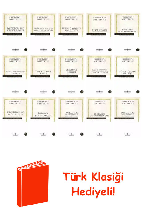 Friedrich Nietzsche 15 Kitap Seti + Türk Klasiği Hediye