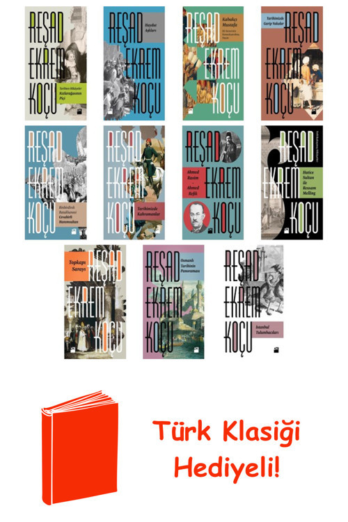 Reşad Ekrem Koçu 11 Kitap Seti + Türk Klasiği Hediye