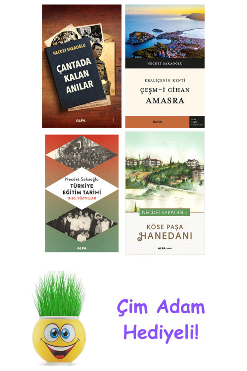 Necdet Sakaoğlu 4 Kitap Seti + Çim Adam Hediye
