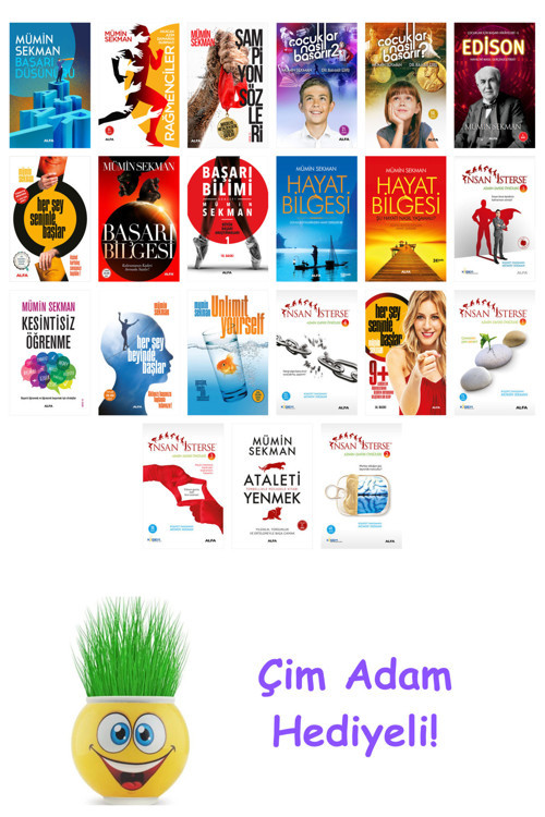 Mümin Sekman 21 Kitap Seti + Çim Adam Hediye