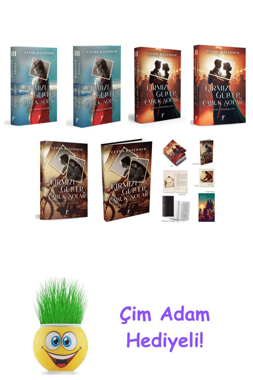 Ceyda Kalender 7 Kitap Seti + Çim Adam Hediye