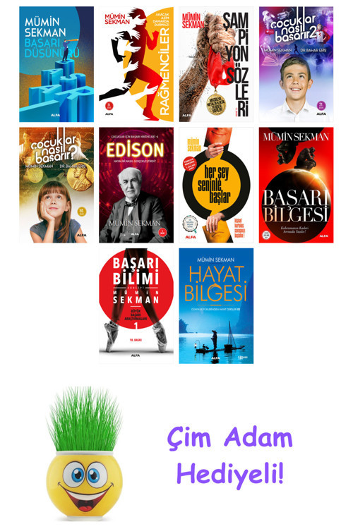 Mümin Sekman 10 Kitap Seti + Çim Adam Hediye