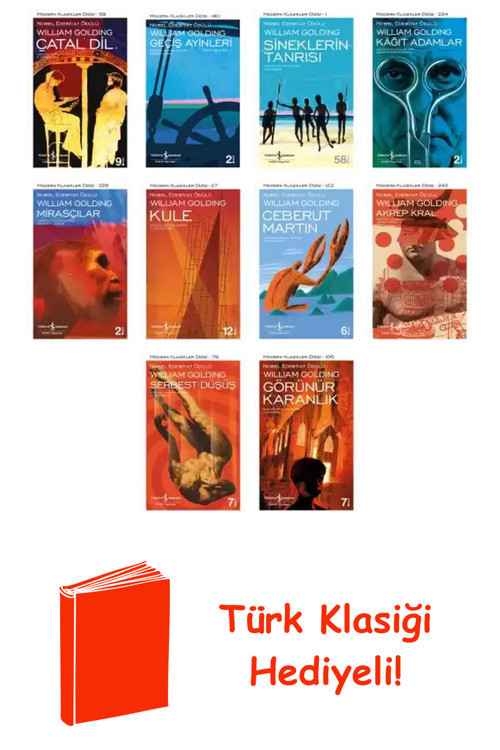 William Golding 10 Kitap Seti + Türk Klasiği Hediye