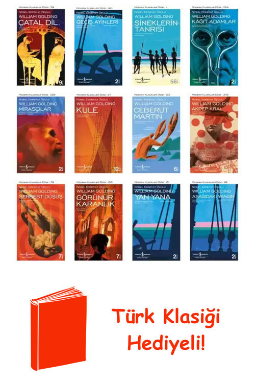 William Golding 12 Kitap Seti + Türk Klasiği Hediye