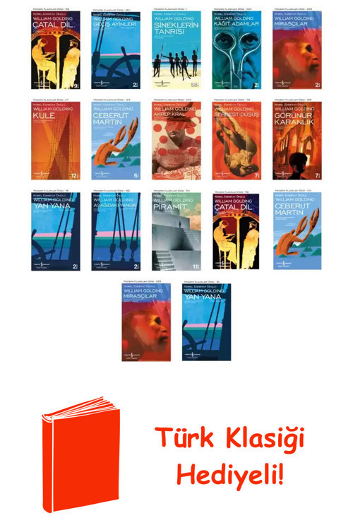 William Golding 17 Kitap Seti + Türk Klasiği Hediye
