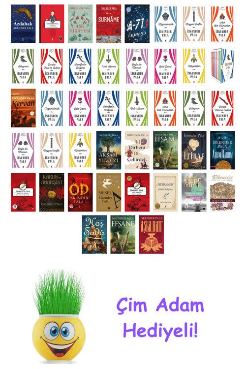 İskender Pala 43 Kitap Seti + Çim Adam Hediye