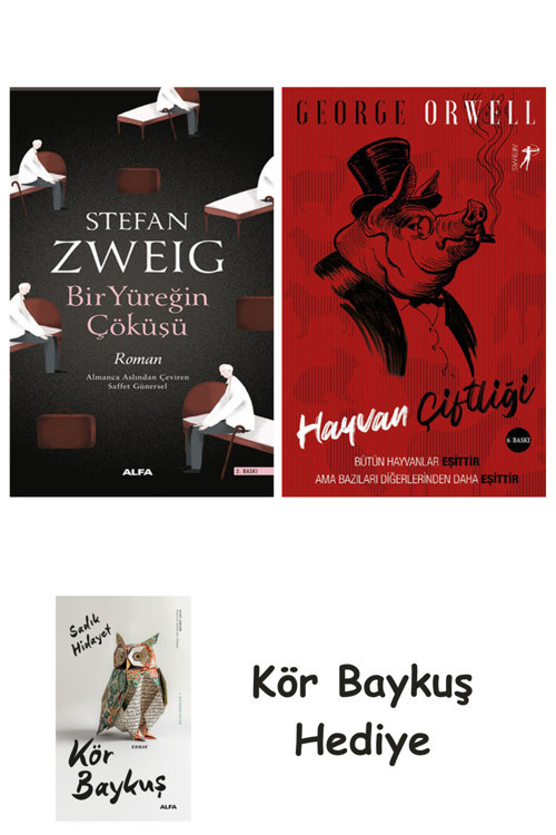 Bir Yüreğin Çöküşü + Hayvan Çiftliği + Kör Baykuş