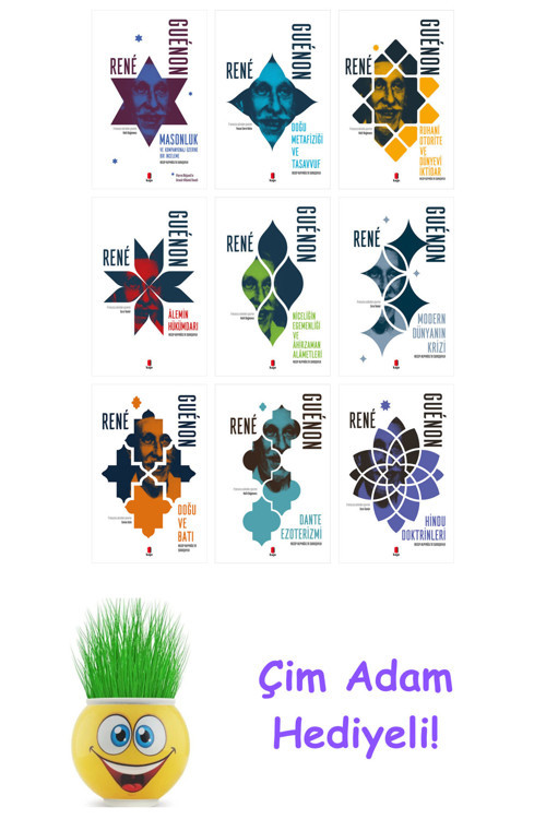 Rene Guenon 9 Kitap Seti + Çim Adam Hediye