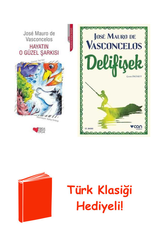 José Mauro De Vasconcelos 2 Kitap Seti + Türk Klasiği Hediye