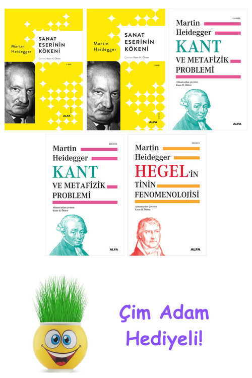 Martin Heidegger 5 Kitap Seti + Çim Adam Hediye