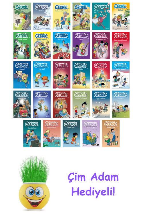 Raoul Cauvin 29 Kitap Seti + Çim Adam Hediye