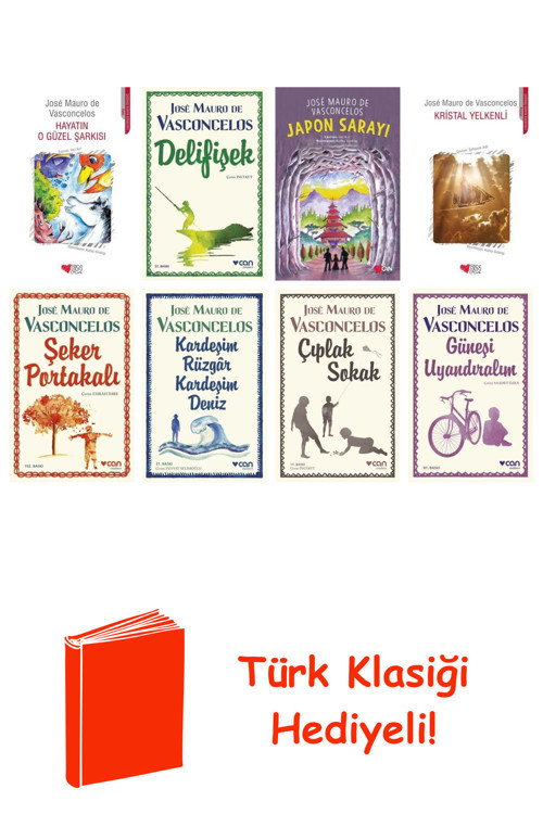 José Mauro De Vasconcelos 8 Kitap Seti + Türk Klasiği Hediye