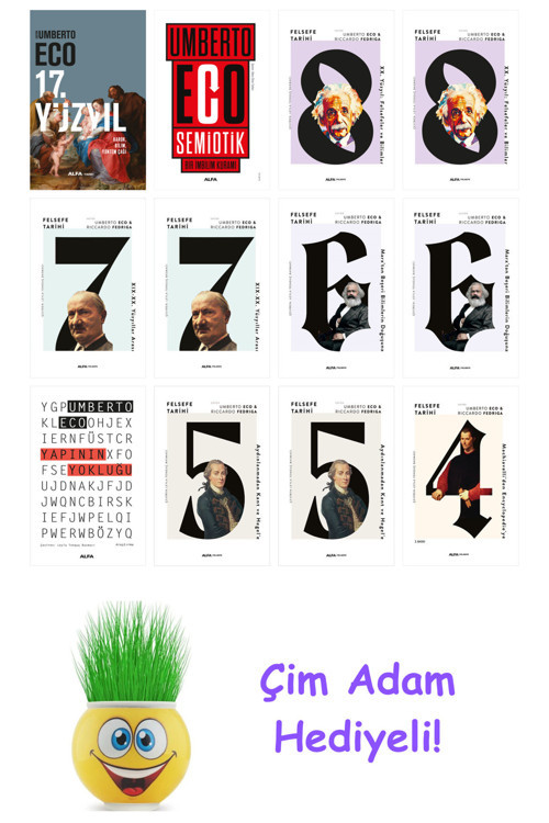 Umberto Eco 12 Kitap Seti + Çim Adam Hediye