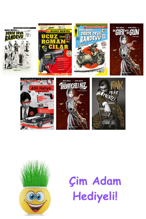 Murat Menteş 7 Kitap Seti + Çim Adam Hediye