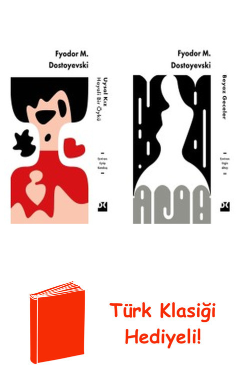 Fyodor M. Dostoyevski 2 Kitap Seti + Türk Klasiği Hediye