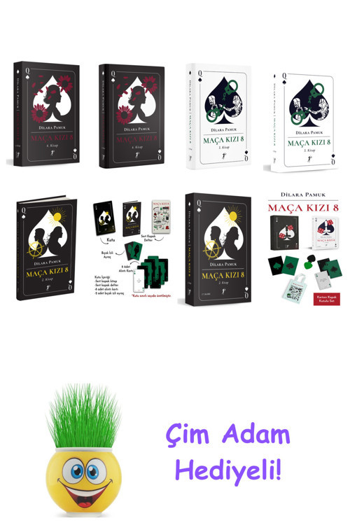 Dilara Pamuk 8 Kitap Seti + Çim Adam Hediye