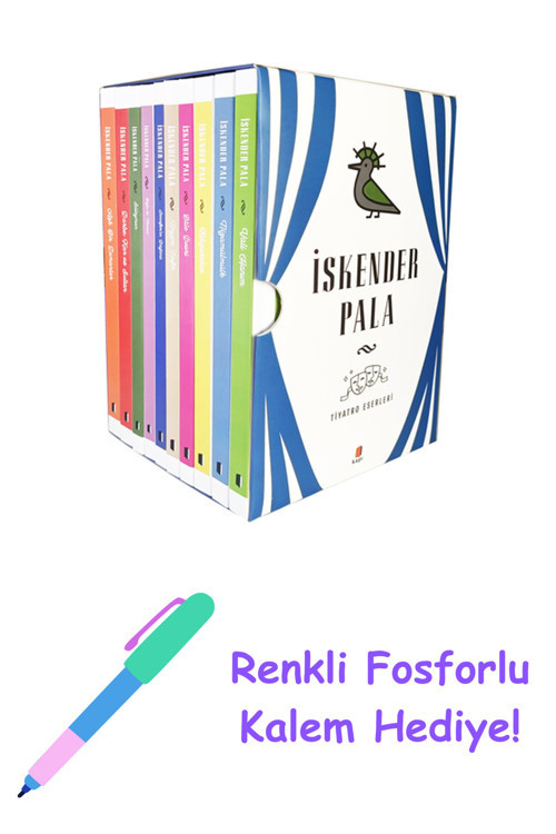 İskender Pala Tiyatro Eserleri - 10 Kitap Set (Ciltli) + Yapışkanlı Not Kağıdı