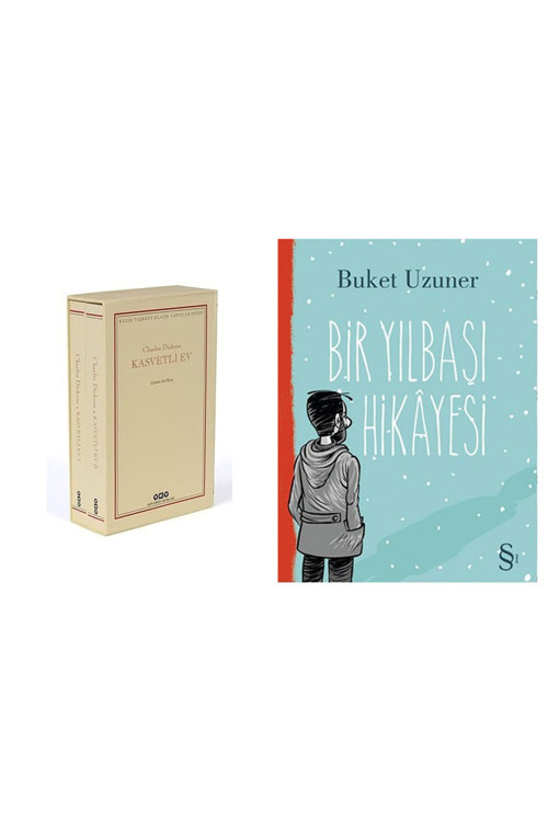 Kasvetli Ev (Kutulu, 2 Cilt) + Bir Yılbaşı Hikayesi