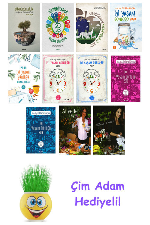 Dilara Koçak 11 Kitap Seti + Çim Adam Hediye