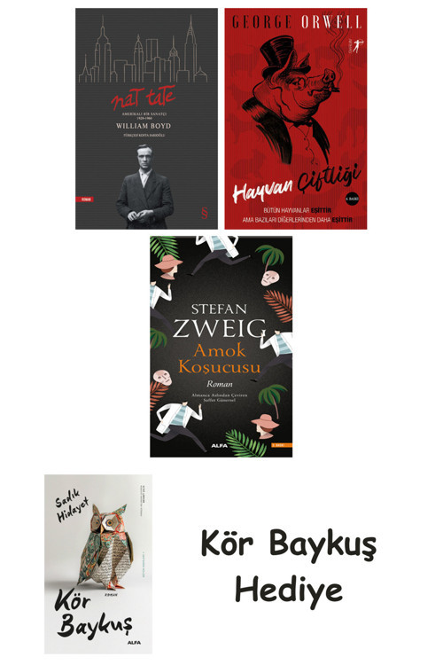 Nat Tate + Hayvan Çiftliği + Amok Koşucusu + Kör Baykuş