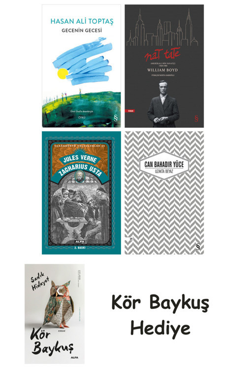 Gecenin Gecesi + Nat Tate + Zacharius Usta + Uzakta Beyaz + Kör Baykuş