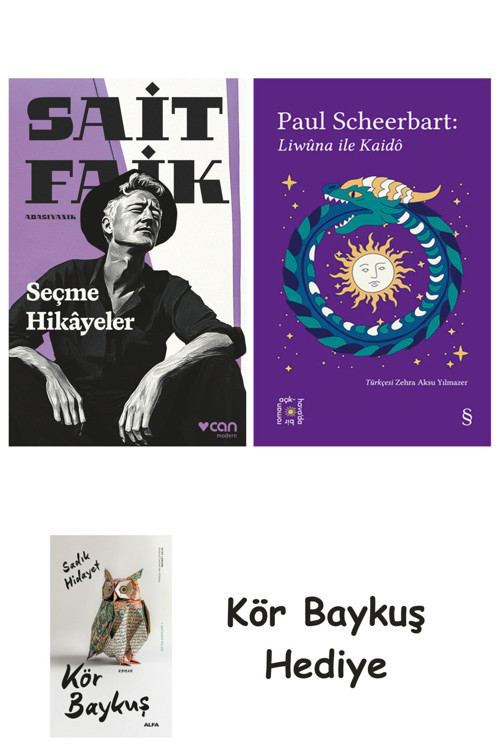 Seçme Hikâyeler + Everest Açıkhava 40 - Liwûna İle Kaidô + Kör Baykuş